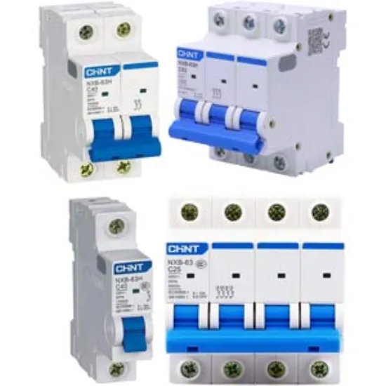 Ảnh của Áp tô mát cài loại nhỏ CHINT NXB-63H 1P C4 10kA 