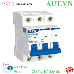 Ảnh của Áp tô mát cài cỡ nhỏ CHINT NXB-63 3P D16 6kA 