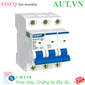 Ảnh của Áp tô mát cài cỡ nhỏ CHINT NXB-63 3P D20 6kA 