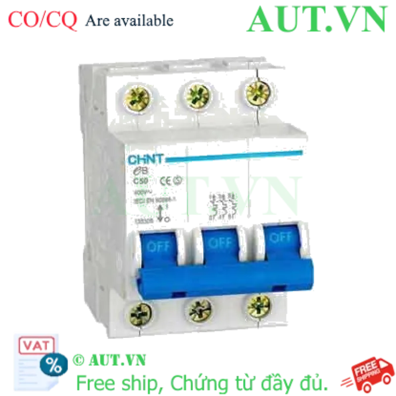 Ảnh của Cầu dao tự động CHINT eB 3P C50 4.5kA 
