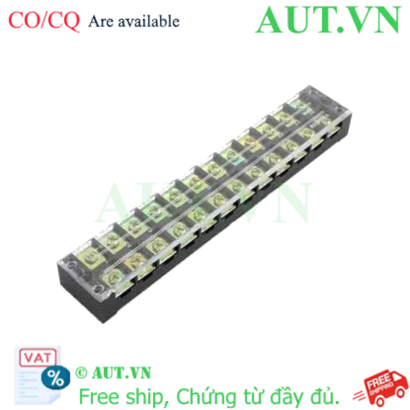 Ảnh của Cầu đấu CHINT TB-4512 12 Cực - 45A, 600V, Vít M5 Siết Chặt