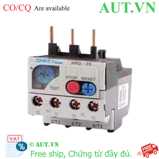 Ảnh của Rơ le nhiệt CHINT NR2-25 2.5-4A 