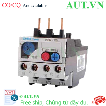 Ảnh của Rơ le nhiệt CHINT NR2-25 4-6A 