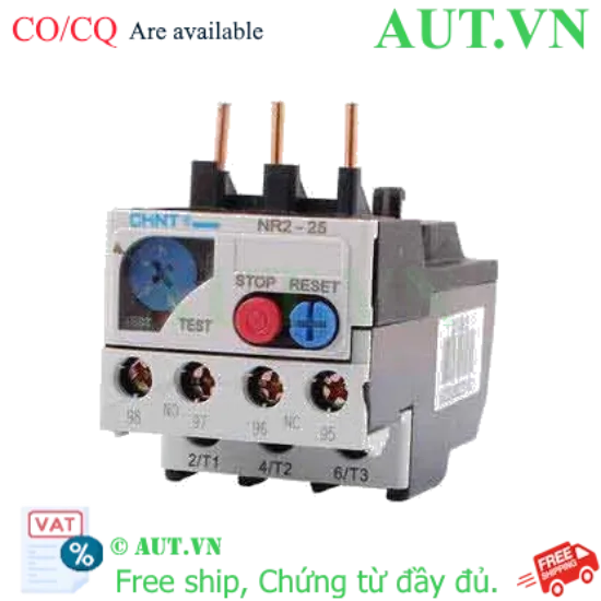 Ảnh của Rơ le nhiệt CHINT NR2-25 4-6A 
