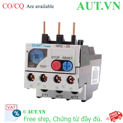 Ảnh của Rơ le nhiệt CHINT NR2-25 1-1.6A 
