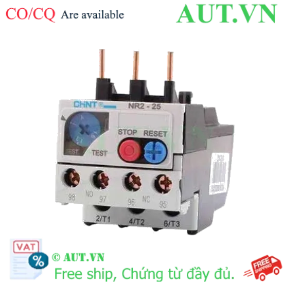 Ảnh của Rơ le nhiệt CHINT NR2-25 1-1.6A 