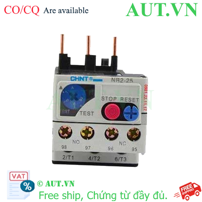 Ảnh của Rơ le nhiệt CHINT NR2-25 7-10A 