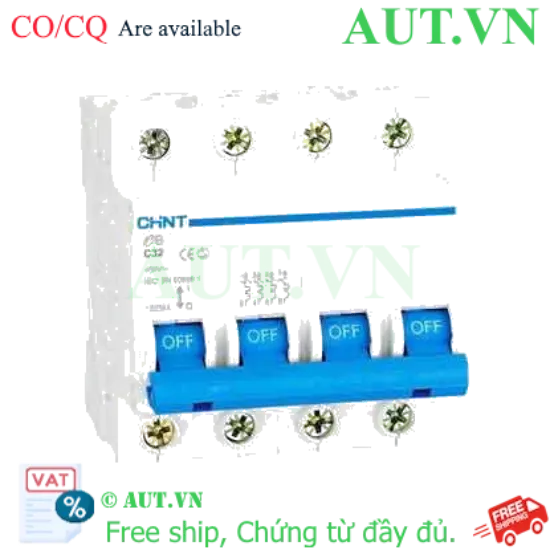 Ảnh của Cầu dao tự động CHINT eB 4P C32 4.5kA 