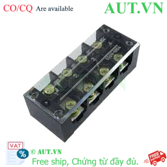 Ảnh của Cầu đấu dạng khối CHINT TB-10004 | 4 Cực, 100A, 600V Chính Hãng - AUT VN