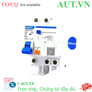 Ảnh của Át chống dòng rò CHINT NXBLE-32 1P+N C25 300mA 6kA 