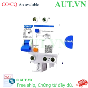 Ảnh của Át chống dòng rò CHINT NXBLE-32 1P+N C6 75mA 6kA 