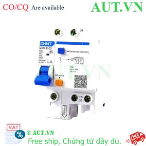 Ảnh của Át chống dòng rò CHINT NXBLE-32 1P+N C6 30mA 6kA 