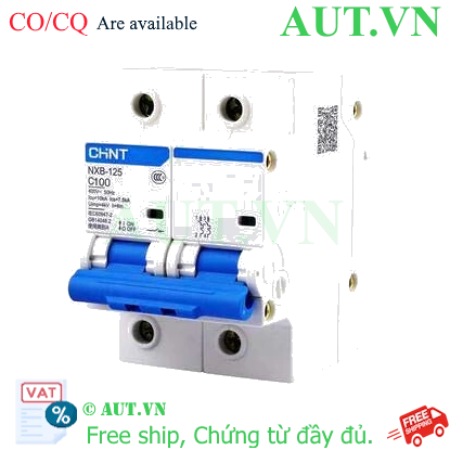 Ảnh của Áp tô mát cài loại nhỏ CHINT NXB-125 2P C100 