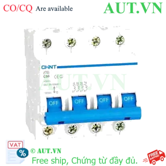 Ảnh của Cầu dao tự động CHINT eB 4P C50 4.5kA 