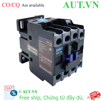 Ảnh của Contactor NXC-22 220V 50/60Hz CHINT, 3P, 1NO+1NC, 22A