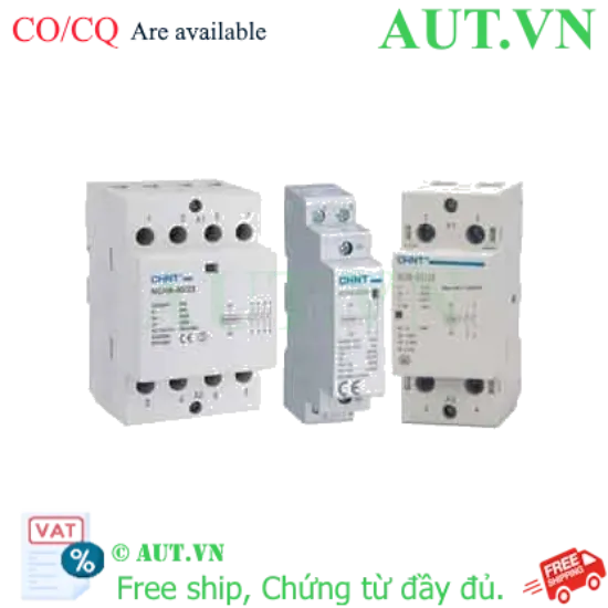 Ảnh của Khởi Động Từ CHINT NCH8-20/10 (20A, 220V, 1P 1NO) - Chính Hãng AUT VN