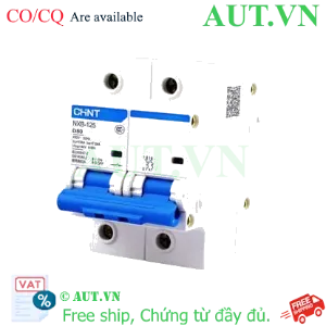 Ảnh của Áp tô mát cài loại nhỏ CHINT NXB-125 2P D80 