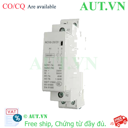 Ảnh của Contactor CHINT NCH8-20/20 220/230V - 20A - 2P - 2NO