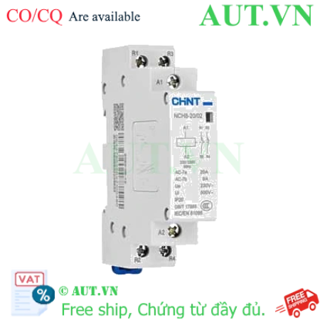 Ảnh của Khởi động từ CHINT NCH8-20/02 220/230V(R), 20A, 2P, 2NC
