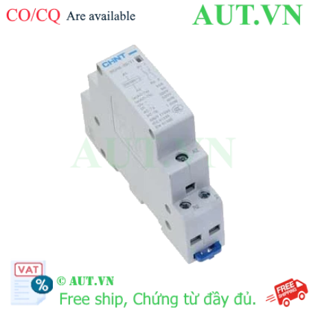 Ảnh của Công tắc tơ NCH8-20/11 220/230V CHINT, 2P, 20A, 1NO+1NC