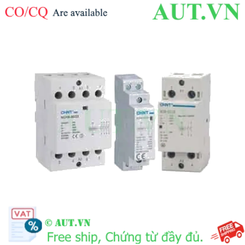 Ảnh của Contactor CHINT NCH8-25/10 25A 1P 1NO 220V - AUT VN