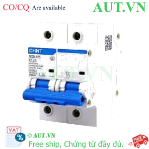 Ảnh của Aptomat MCB CHINT NXB-125 2P C125 - 125A, 10kA, Đặc Tuyến C | AUT VN