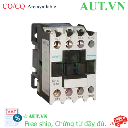 Ảnh của Khởi động từ NC1-1810 220VAC Chint - 50/60Hz