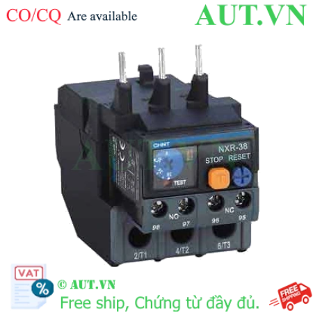 Ảnh của Rơ le nhiệt CHINT NXR-38 23-32A - Bảo vệ quá tải, chống mất pha, chính hãng AUT VN