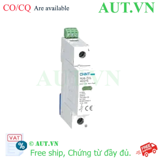 Ảnh của Chống sét lan truyền CHINT NU6-II G 40kA/275V 1P 