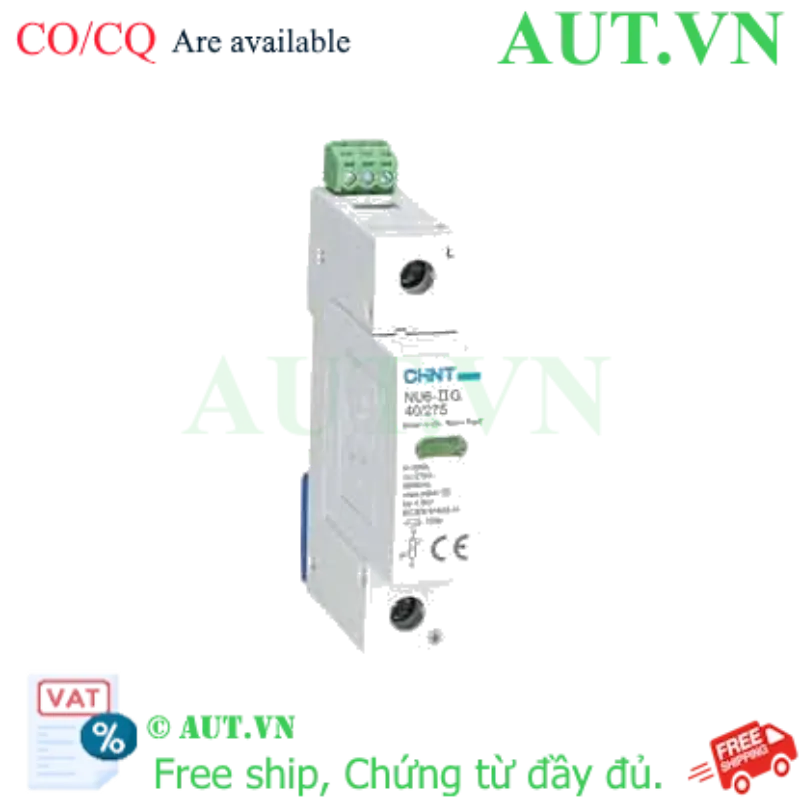 Ảnh của Chống sét lan truyền CHINT NU6-II G 40kA/275V 1P 