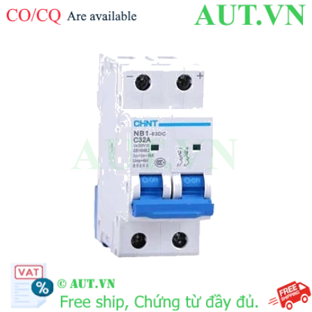 Ảnh của CB tép CHINT NB1-63DC 2P C32A DC500V 6kA 