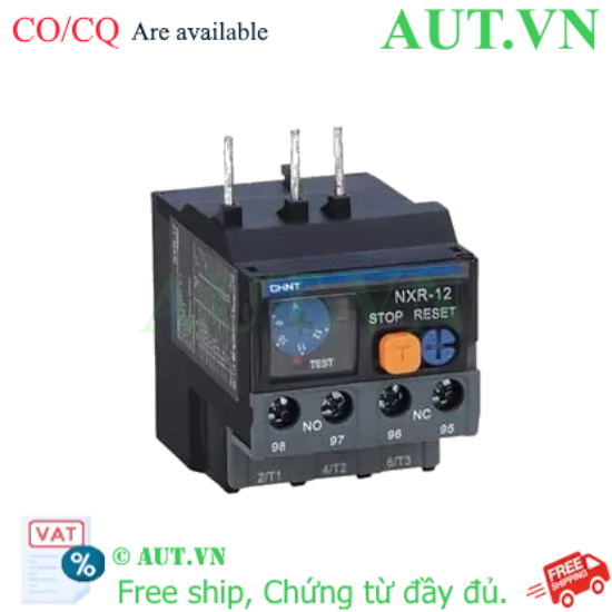 Ảnh của Rơ le nhiệt CHINT NXR-12 (2.5-4A): Bảo Vệ Quá Tải, Chống Mất Pha, Chuẩn IEC | AUT VN