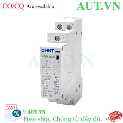 Ảnh của Contactor Chint 25ANCH8-25/20 220/230V giao toàn quốc