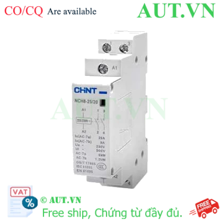 Ảnh của Contactor Chint NCH8-25/20 25A - 220/230V | Khởi Động Từ Chính Hãng AUT VN