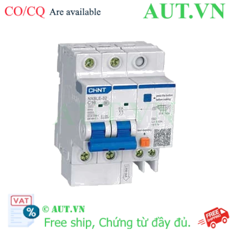 Ảnh của Át chống dòng rò CHINT NXBLE-32 2P C16 30mA 6kA 