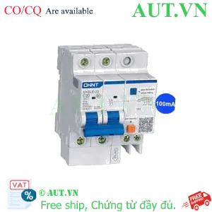 Ảnh của Át chống dòng rò CHINT NXBLE-32 2P C20 100mA 6kA 