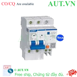Ảnh của Át chống dòng rò CHINT NXBLE-32 2P C25 75mA 6kA 