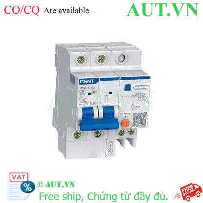 Ảnh của Át chống dòng rò CHINT NXBLE-32 2P C6 30mA 6kA 
