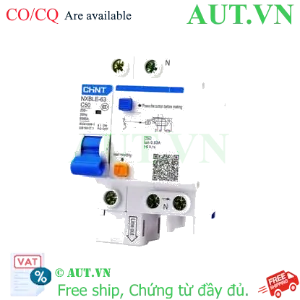 Ảnh của Cầu dao chống rò RCBO CHINT NXBLE-63 1P+N C50 30mA 6kA 