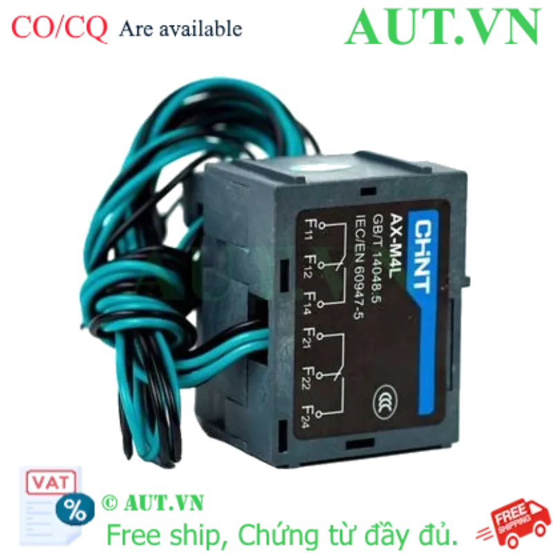 Ảnh của Tiếp điểm phụ (phụ kiện dòng NXM) CHINT AX-M4 L 