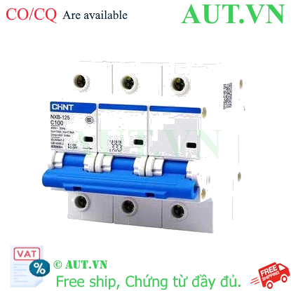 Ảnh của Át mcb NXB-125 3P C100 chint giá tốt nhất thị trường