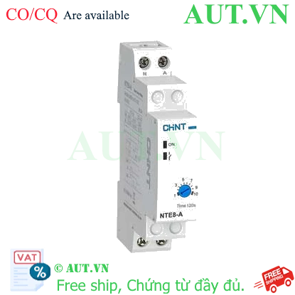 Ảnh của Rơ le thời gian trễ CHINT NTE8-A 12s-120s AC220V 