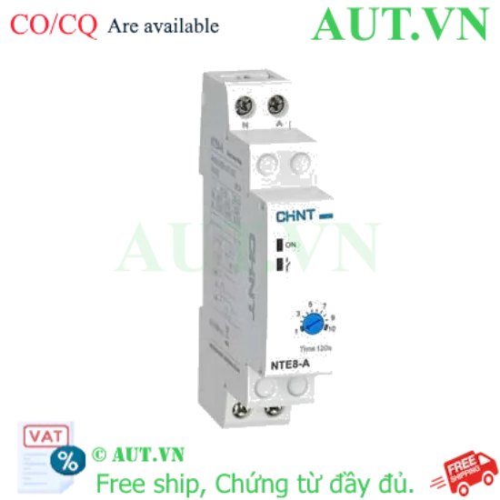 Ảnh của Rơ le thời gian trễ CHINT NTE8-A 12s-120s AC220V 