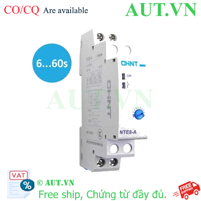 Ảnh của Rơ le thời gian trễ CHINT NTE8-A 6s-60s DC24V 