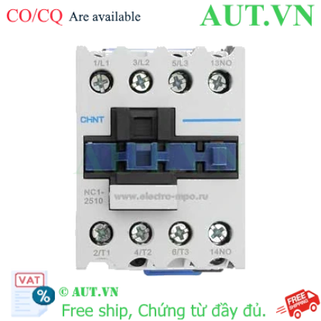 Ảnh của Công tắc tơ 3 pha CHINT NC1-2510 220VAC 25A 11kW 1NO