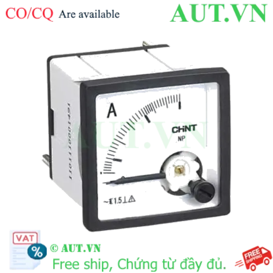 Ảnh của Ampe kế chỉ thị kim CHINT NP96-A 2k/5A(NO-OL) 