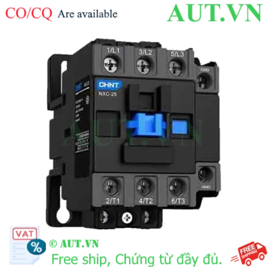 Ảnh của Khởi động từ điều khiển động cơ xoay chiều CHINT NXC-25 380V 50/60Hz 
