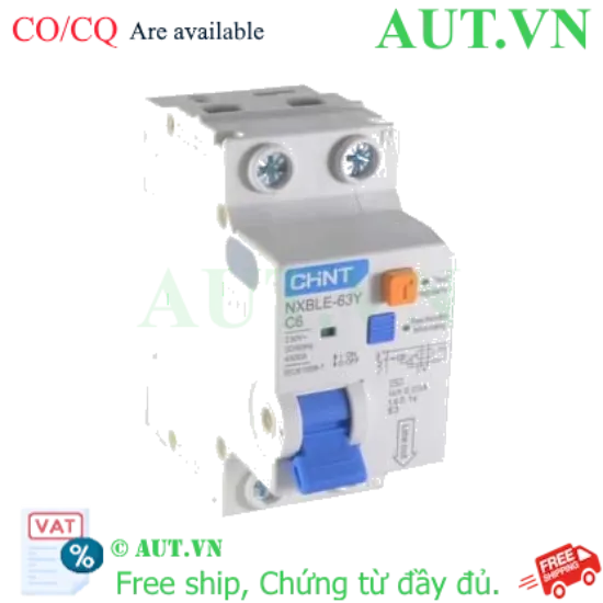 Ảnh của Cầu dao chống rò CHINT NXBLE-63Y 1P+N C6 0.03A 4.5kA 