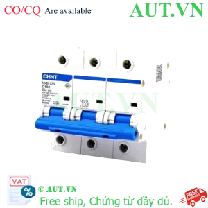 Ảnh của MCB CHINT NXB-125 3P D100 | Aptomat 3 Pha 100A, 10kA, Đặc Tuyến D Chống Nhảy Ảo