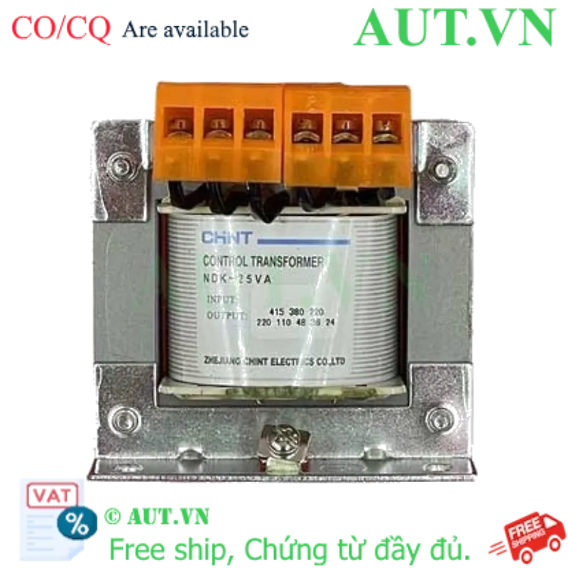 Ảnh của Máy biến áp hạ thế CHINT NDK-25VA IEC (415/380/220-220/110/48/24/12) 